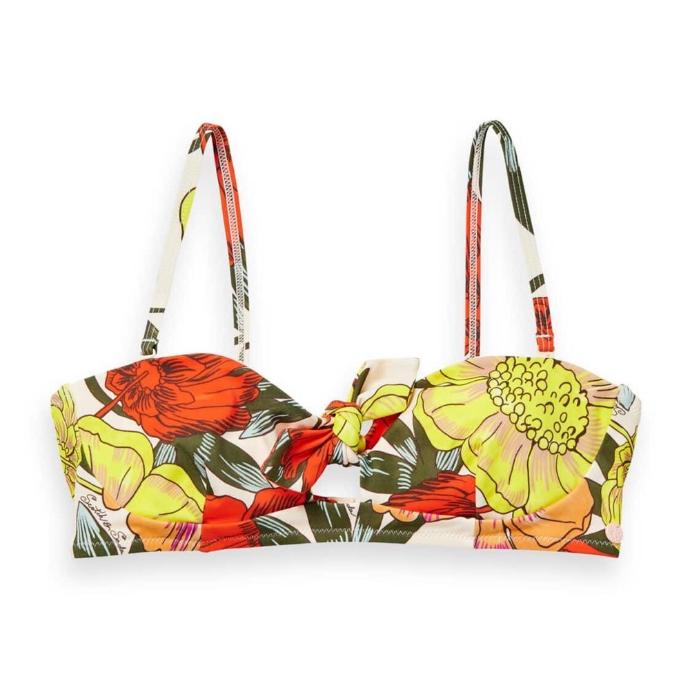 Scotch and Soda Printed Bikini Top